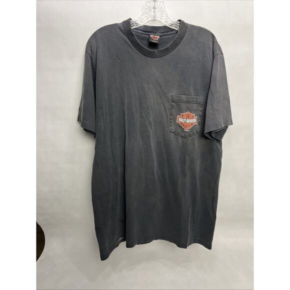 Vintage 1997 Single Stitch Harley Davidson T Shirt Size Large USA Made - Picture 4 of 10